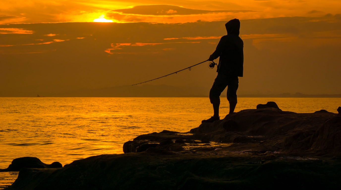 Night Fishing Below Dams in Summer